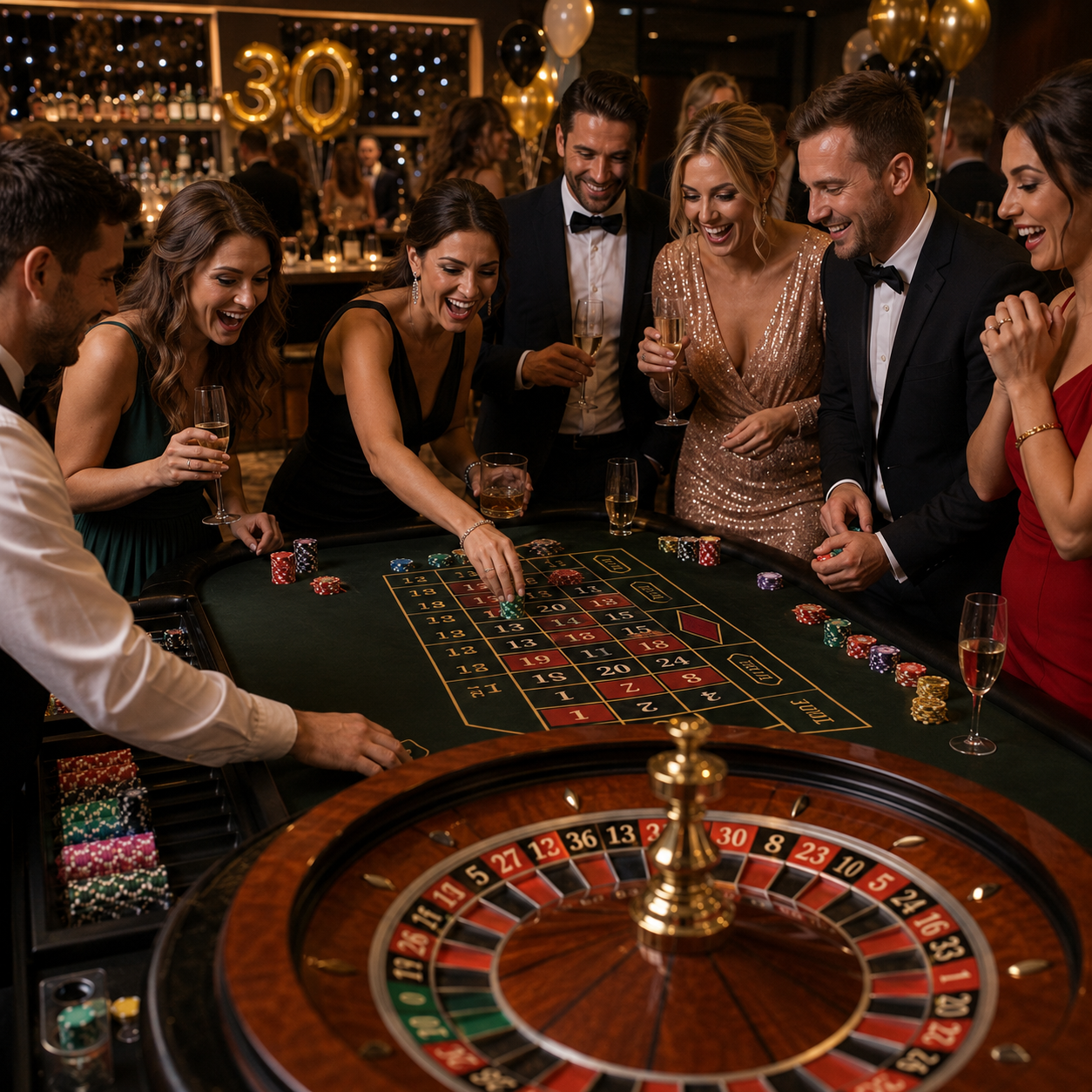 Roulette table experience